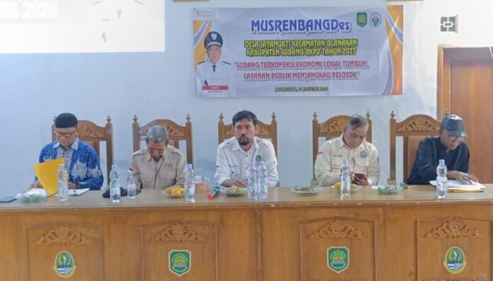 Anggaran Desa Terpangkas, Pemdes Jayamukti Prioritaskan Kebutuhan Dasar Masyarakat