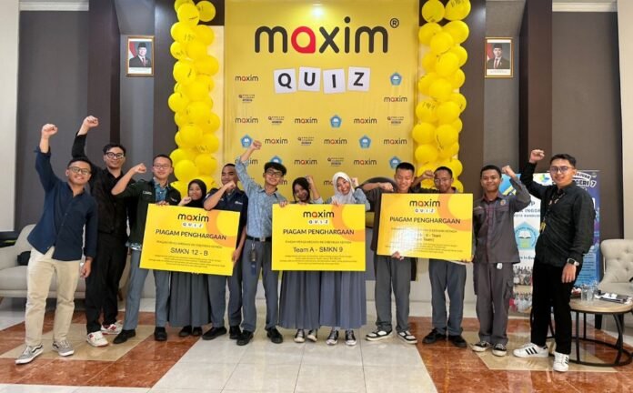 Perdana di Bandung, Maxim dan Disdik Jabar Gelar Kuis Cerdas Cermat Bahasa Inggris Antar SMK