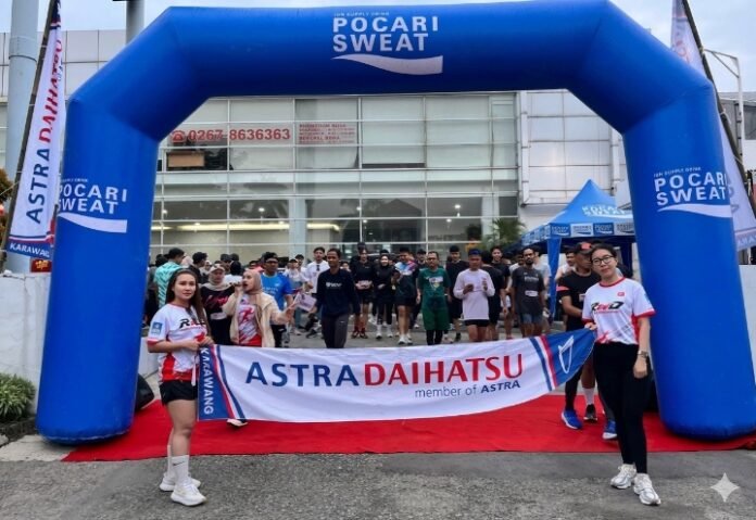 Diserbu Ratusan Peserta, Fun Run 5K Astra Daihatsu Karawang Berlangsung Meriah