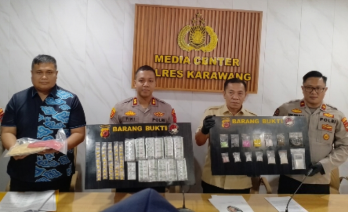 Pengungkapan Besar Narkoba di Karawang, Ratusan Gram Sabu Disita