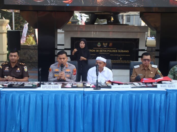 Perangi Begal, Polres Subang Perkuat Sinergi Bersama Masyarakat