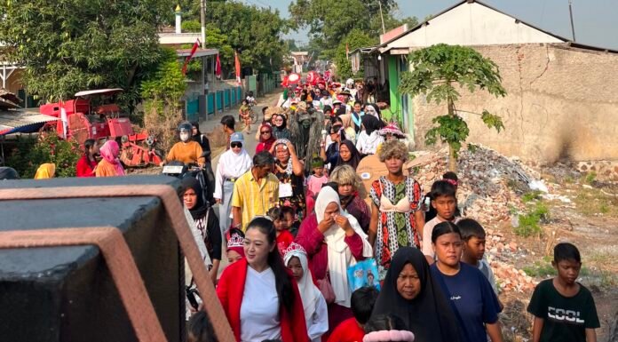 Ratusan Warga Kampung Mulyasari Bikin Heboh HUT ke 81 RI