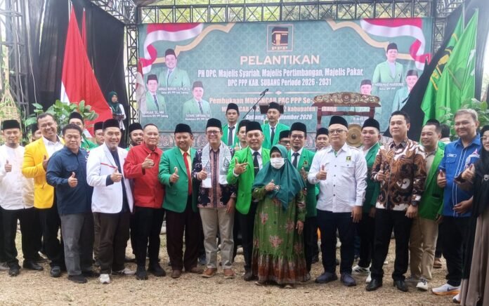 Ahmad Bukhori Resmi Pimpin PPP Subang, Targetkan Penguatan Kader dan Kepercayaan Publik